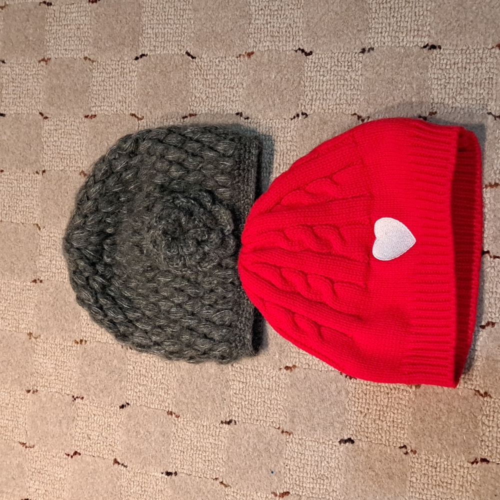 2 winter hats for toddlers